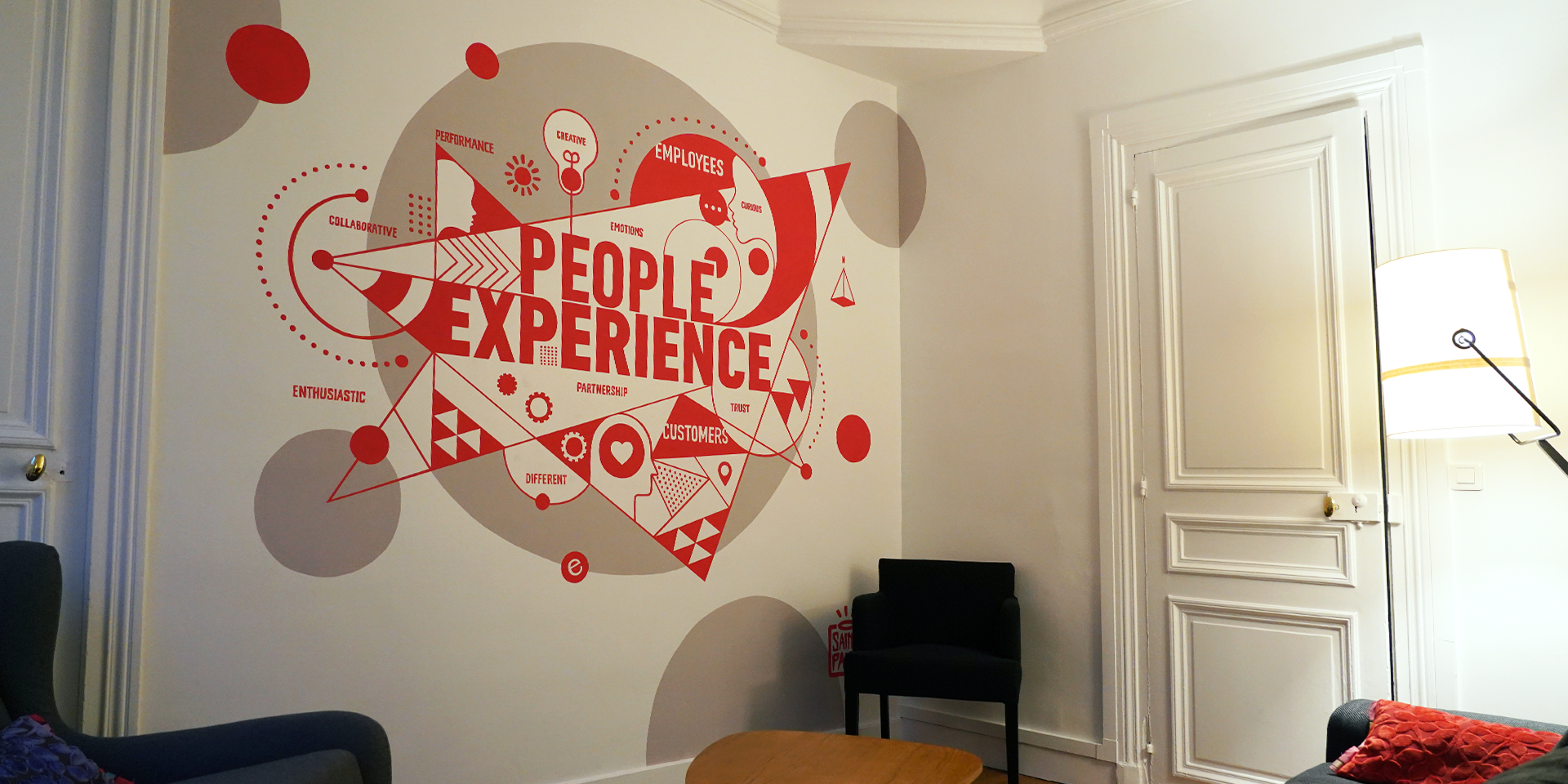 Fresque Office Branding Theresa Monroe La Sainte Paire