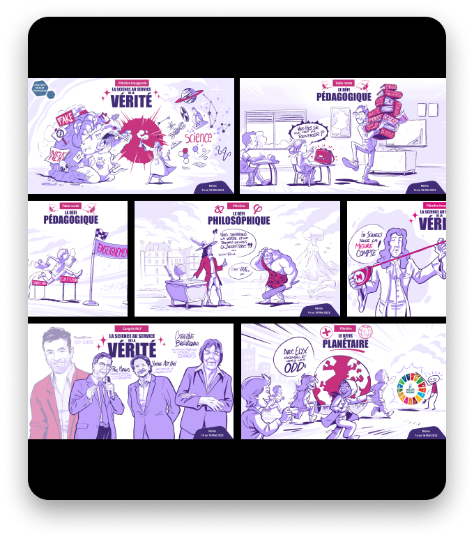 Infographies adaptées au print et au digital